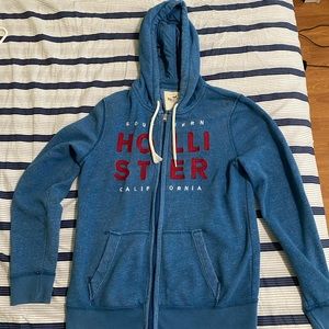 Hollister Men’s Jacket Blue Size S/M